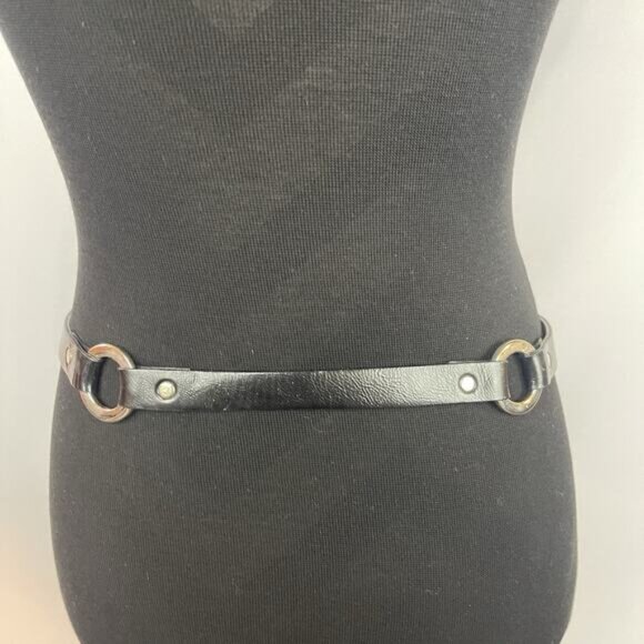 Women's Brave Made In Canada Unique Hard to Find Belt, Size 34 Black - Picture 4 of 11